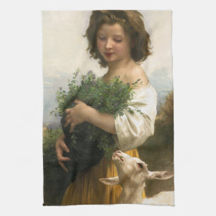 Little Esmeralda von William-Adolphe Bouguereau Geschirrtuch