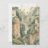 Little Explorer Adventure Tomb Canyon Geburtstag Einladung (Rückseite)