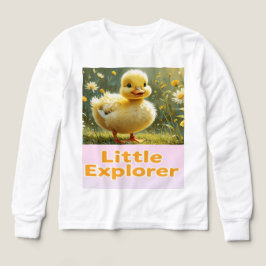 Little Explorer – Cute Duckling Kids T-Shirt