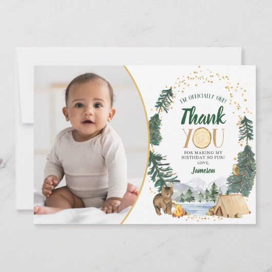 Little Explorer Dankeschön Karte (Vorderseite)