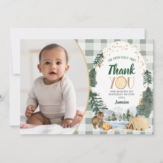 Little Explorer Dankeschön Karte (Vorderseite)