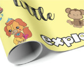 Little Explorer Flachpapier Geschenkpapier (Rolleneckpunkt)
