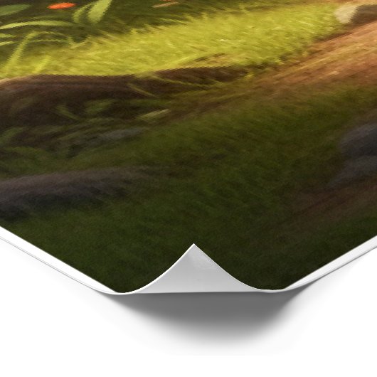 Little Explorer Jungle Adventure Art Poster (Ecke)