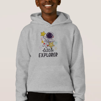 Little Explorer Kids Kapuzenpullover, Süßer Weltra Hoodie