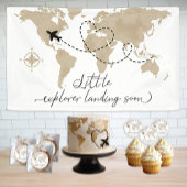 Little Explorer Travel Baby Shower Banner