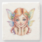 Little Fairy 1 Steinuntersetzer (Vorderseite)