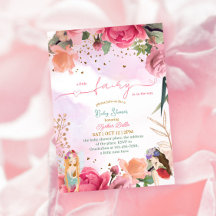 Little Fairy Baby Girl Dusche