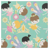 Little Fairy Ballerinas Fabric Stoff (Nahaufnahme)