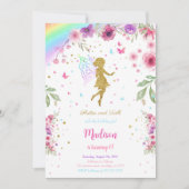 Little Fairy Birthday Party Einladung (Vorderseite)