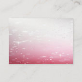 Little Fairy Floral Baby Dusche Begleitkarte (Rückseite)