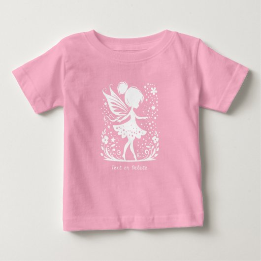 Little Fairy Floral Baby T - Shirt (Vorderseite)