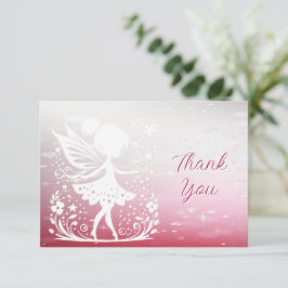 Little Fairy Floral Danke Card
