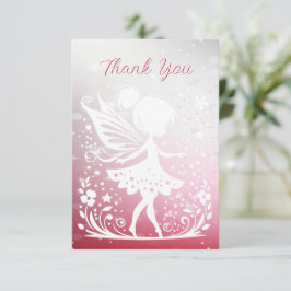 Little Fairy Floral Danke Card