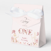 Little Fairy Floral Garden First Birthday  Geschenkschachtel (Vorderseite)