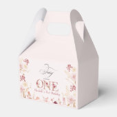 Little Fairy Floral Garden First Birthday Geschenkschachtel (Vorderseite)
