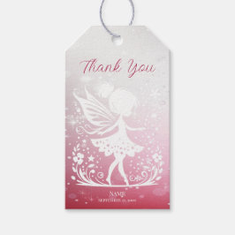 Little Fairy Floral Gift Tag Geschenkanhänger