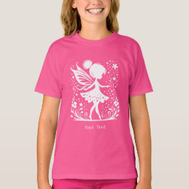 Little Fairy Floral Girl T - Shirt
