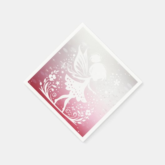 Little Fairy Floral Napkins Serviette (Ecke)