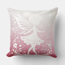 Little Fairy Floral Throw Kissen