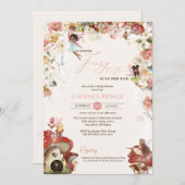 Little Fairy Garden Bloom Baby Dusche Einladung (Vorne/Hinten)