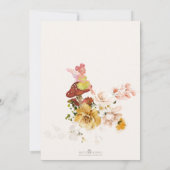 Little Fairy Garden Bloom Baby Girl Dusche Einladung (Rückseite)