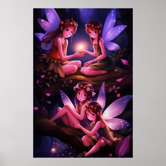 Little Fairy Girls Poster (Vorne)