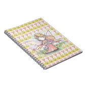 Little Fairy mit Heart Notebook Notizblock (Rechte Seite)