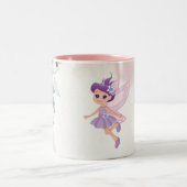 Little Fairy Pink Zweifarbige Tasse (Mittel)