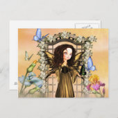 Little Fairy Postcard Postkarte (Vorne/Hinten)