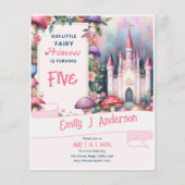 Little Fairy Princess Birthday ANY Age Mairytale (Vorderseite)