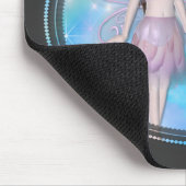 Little Fairy w/Unicorn Designs Mousepad (Ecke)