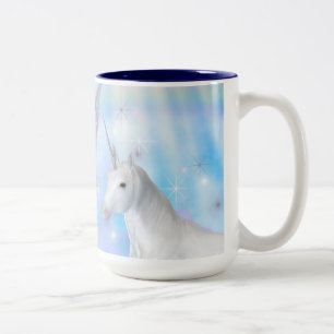 Little Fairy w/Unicorn Designs Zweifarbige Tasse