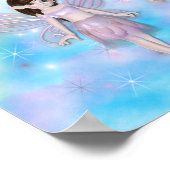 Little Fairy w/Unicorn Fantasy Poster/Print D2 Poster (Ecke)