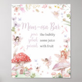 Little Fairy Whimsical Baby Shower Mama Osa Poster (Vorne)