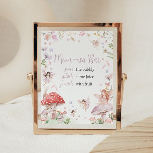 Little Fairy Whimsical Baby Shower Mama Osa Poster