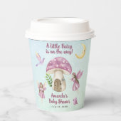 Little Fairy Whimsical Baby Shower Pappbecher (Vorderseite)