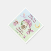Little Fairy Whimsical Baby Shower Serviette (Ecke)