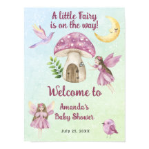 Little Fairy Whimsical Baby Shower Welcome