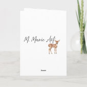 “Little Faith Grows”– Holiday Card by M. Marie Art Karte (Rückseite)