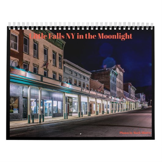 Little Falls in the Moonlight Kalender (Titelbild)