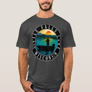 Little Falls Lake Wisconsin Angeln T-Shirt