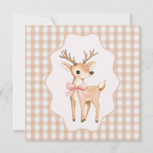 Little Fawn of Joy Feiertagskarte