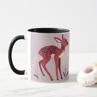 Little Fawn Whimsical Mug Tasse