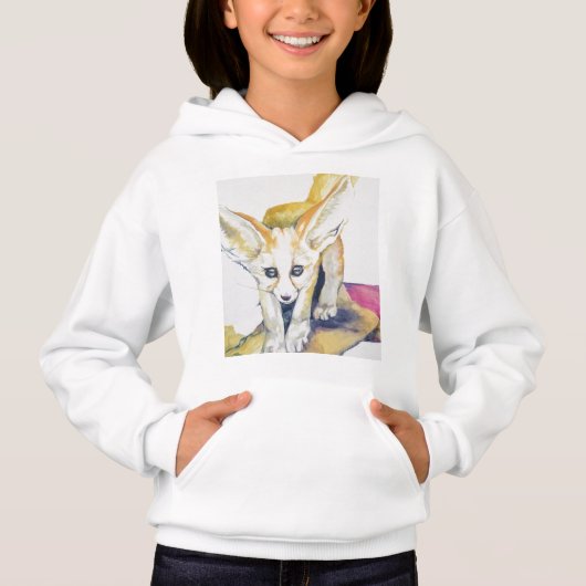 Little Fennec Fox Hoodie (Vorderseite)