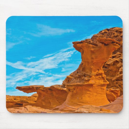 Little Finland Red Rock Skulpturen Mousepad (Vorne)