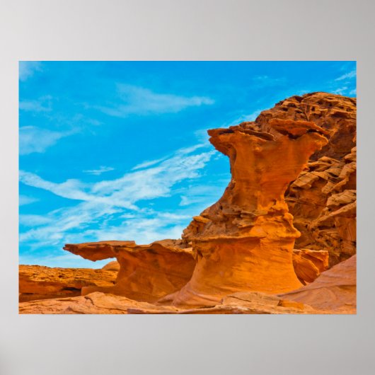 Little Finland Red Rock Skulpturen Poster (Vorne)