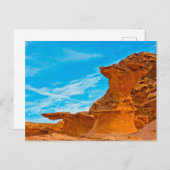 Little Finland Red Rock Skulpturen Postkarte (Vorne/Hinten)