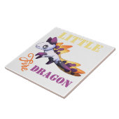 Little fire Dragon Fliese (Seite)