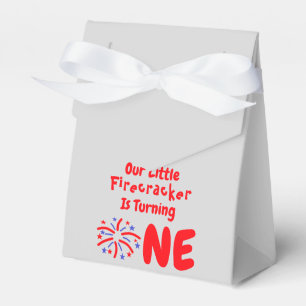 Little Firecracker 1. Geburtstag Geschenkschachtel