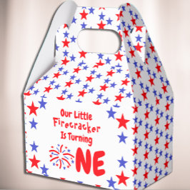 Little Firecracker 1. Geburtstag Geschenkschachtel